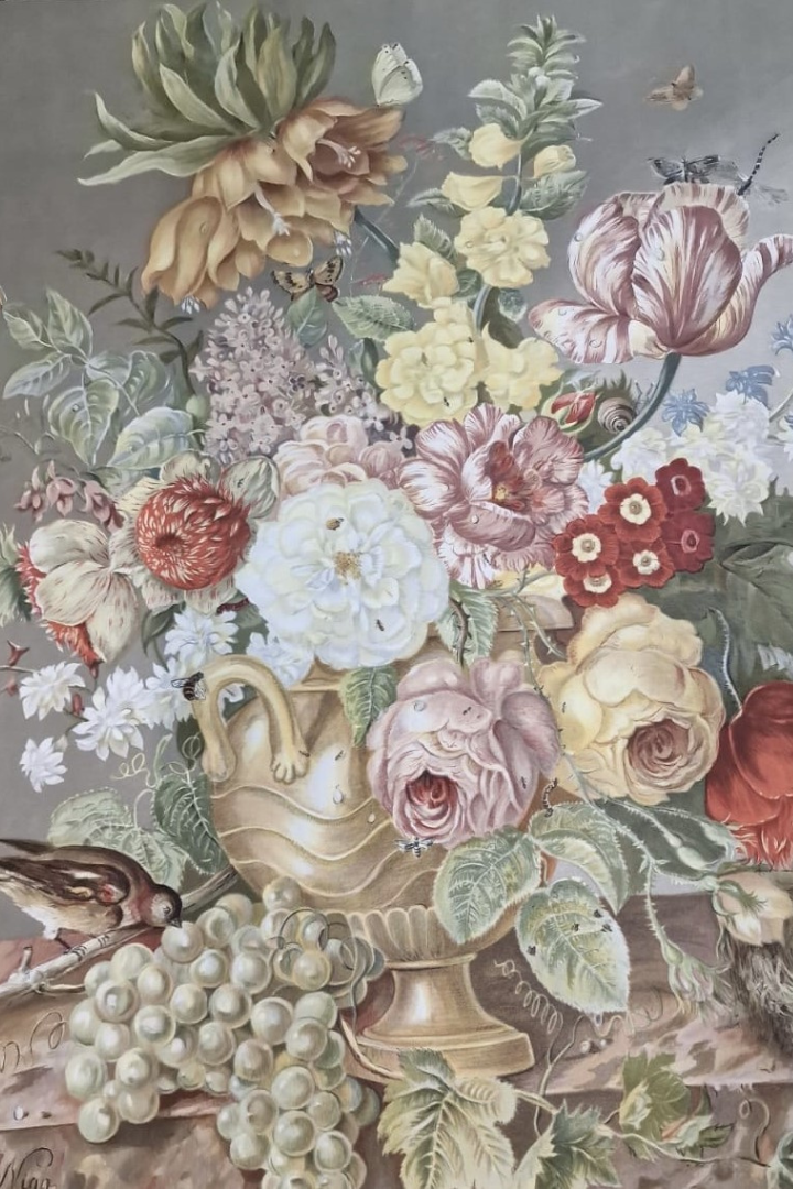 Litografia fiori - 56.24