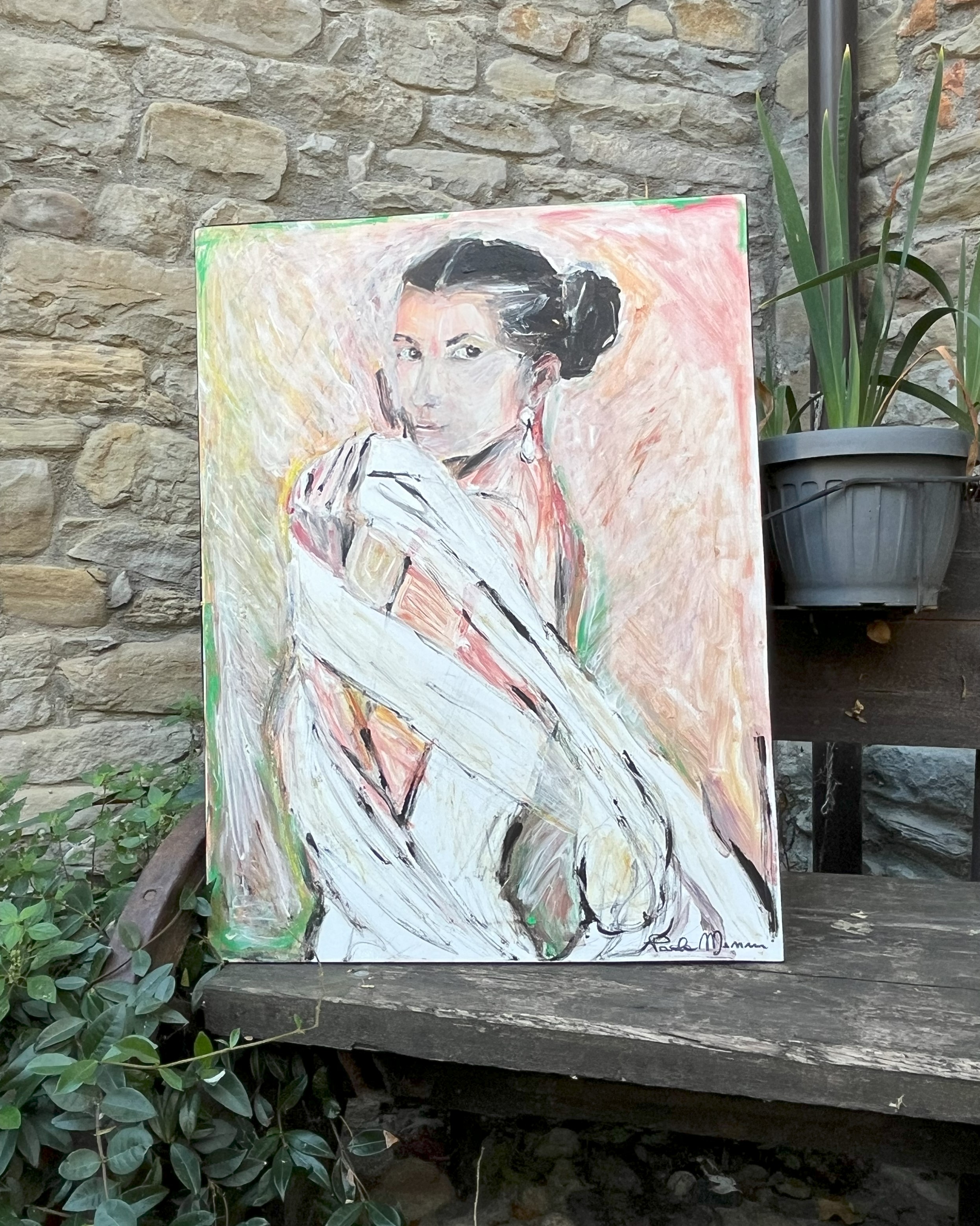 Dipinto Olio su tela - Indugio - 34.23